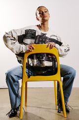 LIMITED EDITION CUT OUT GRAPHIC SWEATSHIRT