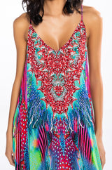 LIVE IT UP HALTER TOP MAXI DRESS