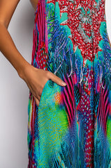 LIVE IT UP HALTER TOP MAXI DRESS