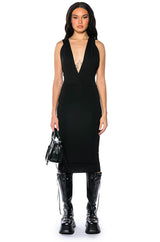 LIVIE HOODED MIDI DRESS