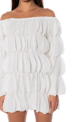 LOLA OFF THE SHOULDER MINI DRESS