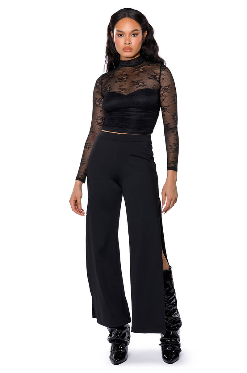 LOOKING FOR LOVE LACE BLOUSE