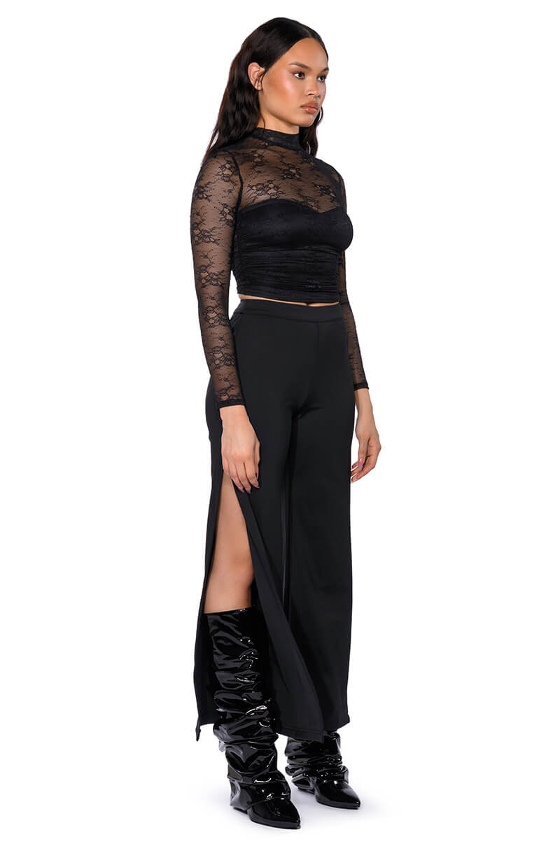 LOOKING FOR LOVE LACE BLOUSE