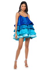 LOOKING FOR LUST RUFFLE MINI DRESS