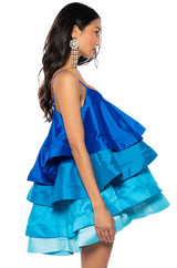 LOOKING FOR LUST RUFFLE MINI DRESS