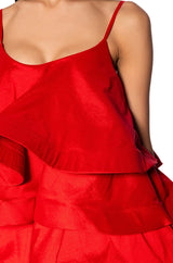 LOOKING FOR LUST RUFFLE MINI DRESS