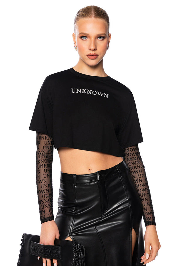 LOOKING FOR THE UNKNOWN LAYERED TEE