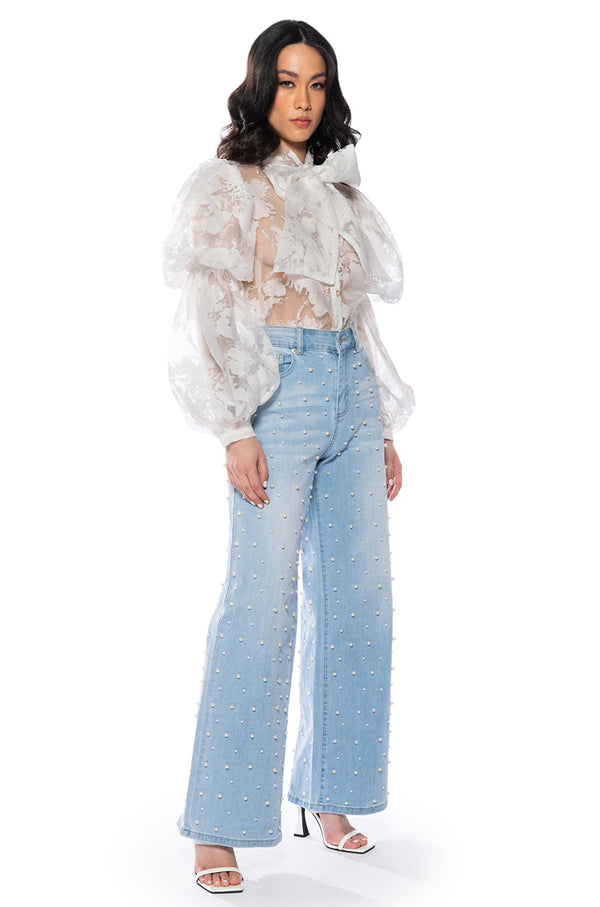 LOOKING LIKE THIS SHEER BLOUSE