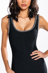LOOKING RIGHT RIGHT BANDAGE MINI DRESS