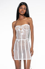 LOSE YOUR MIND MINI DRESS WITH CORSET