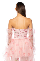 LOST IN A DREAM FLORAL CORSET