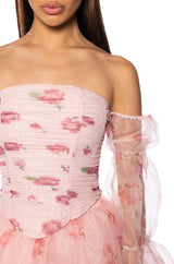 LOST IN A DREAM FLORAL CORSET