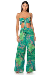 LOST IN LIFE TIE FRONT TOP