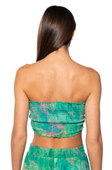 LOST IN LIFE TIE FRONT TOP