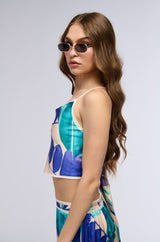 LOST IN THE SKY HALTER TOP