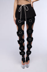 LOVE YOU MORE STIRRUP STOCKINGS