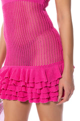 MANDY CROCHET SLEEVELESS MINI DRESS