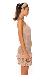 MANDY CROCHET SLEEVELESS MINI DRESS