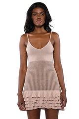 MANDY CROCHET SLEEVELESS MINI DRESS