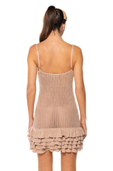 MANDY CROCHET SLEEVELESS MINI DRESS