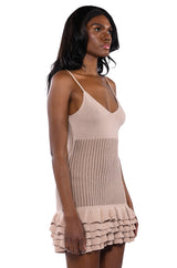 MANDY CROCHET SLEEVELESS MINI DRESS