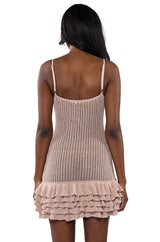 MANDY CROCHET SLEEVELESS MINI DRESS