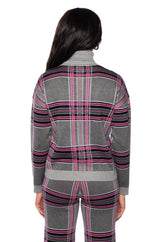 LOVER GIRL PLAID TURTLENECK SWEATER