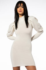 LUCKY LONG SLEEVE MINI DRESS
