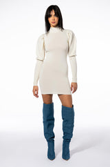 LUCKY LONG SLEEVE MINI DRESS