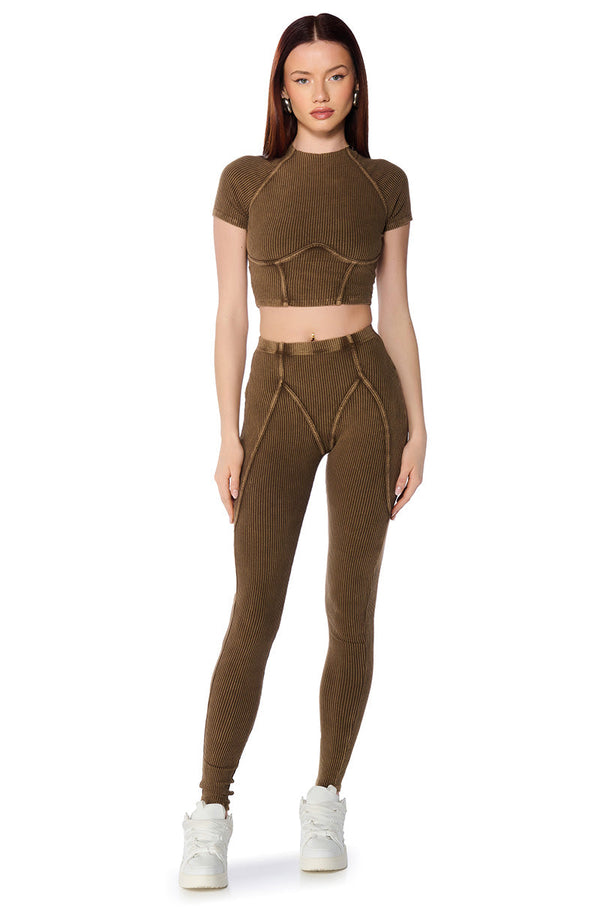 LUCY MINERAL WASH LEGGINGS