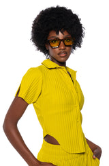LUCY SHORT SLEEVE BUTTON DOWN