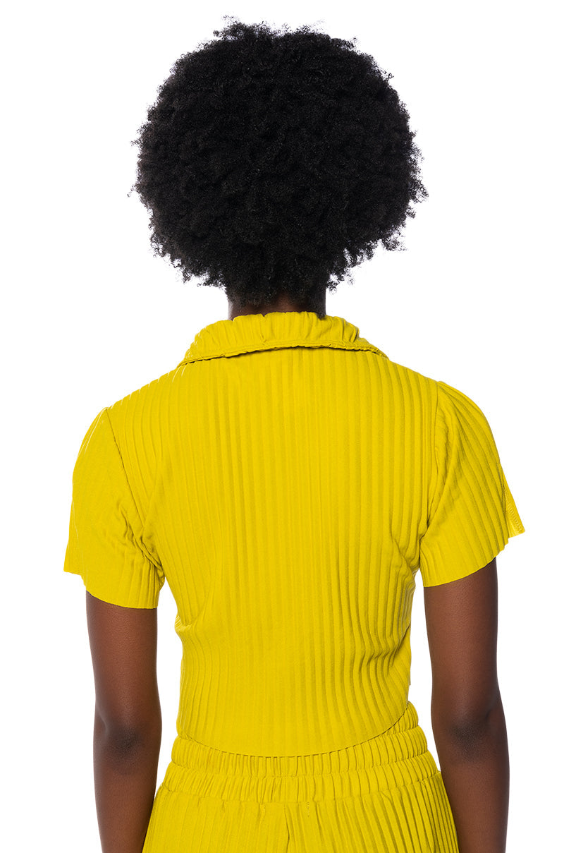 LUCY SHORT SLEEVE BUTTON DOWN
