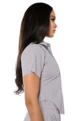 LUCY SHORT SLEEVE BUTTON DOWN