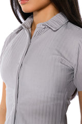 LUCY SHORT SLEEVE BUTTON DOWN