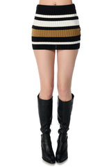 LUELLA STRIPED MINI SKIRT