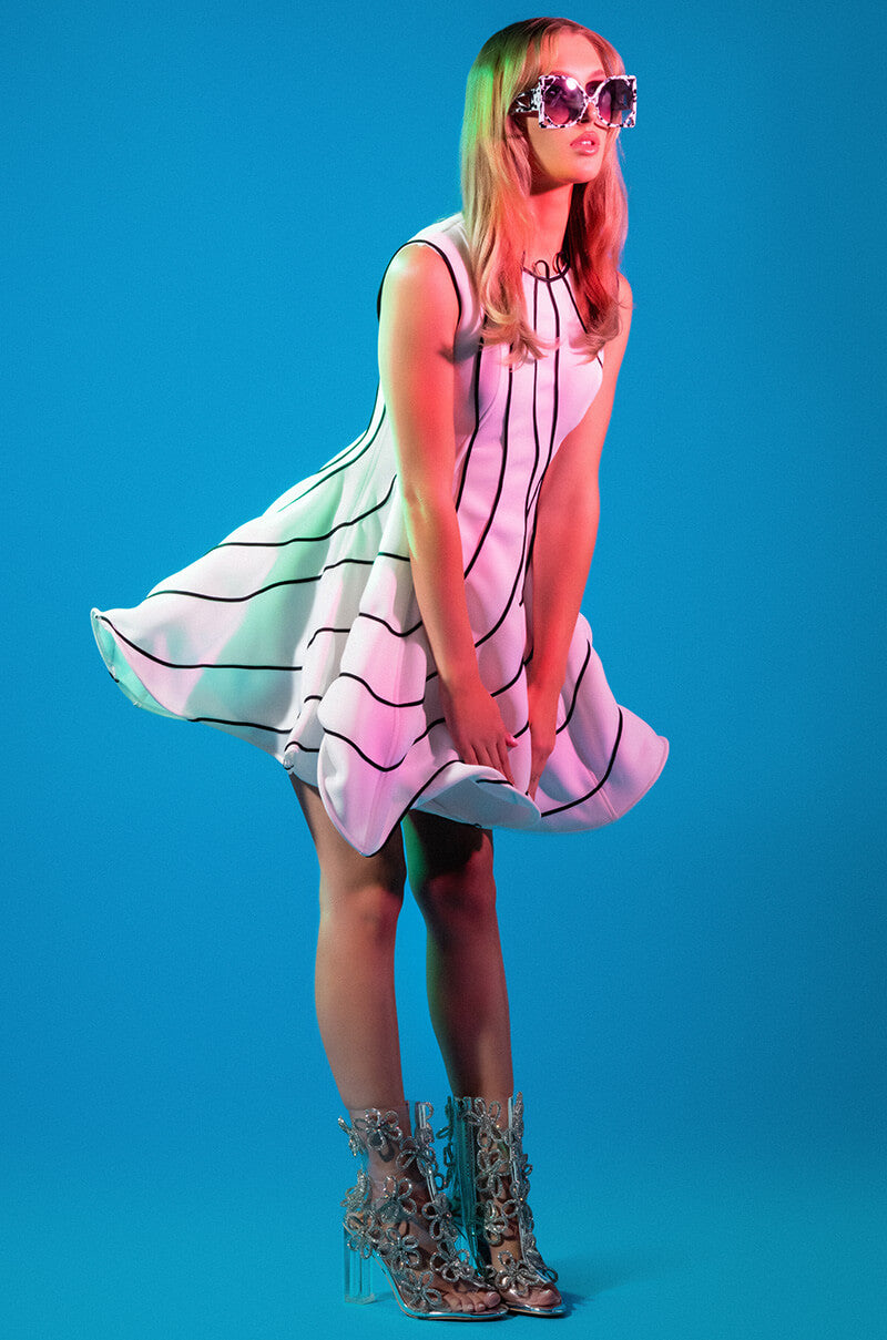 LUISA WAVE MINI DRESS