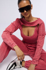 MADDIE WASHED KNIT BOLERO