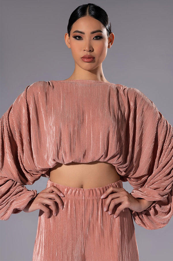 MADE YOU BLUSH CINCHED TOP