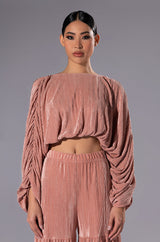 MADE YOU BLUSH CINCHED TOP