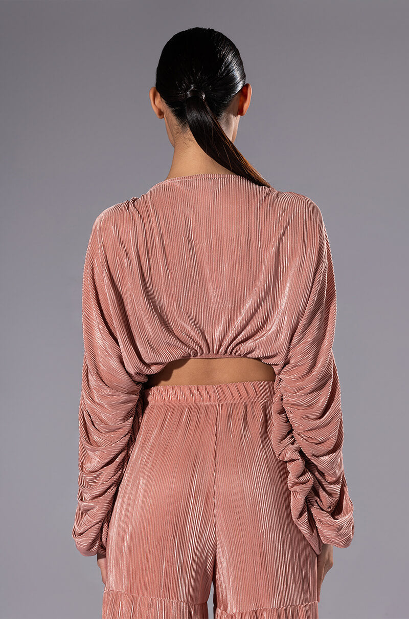 MADE YOU BLUSH CINCHED TOP
