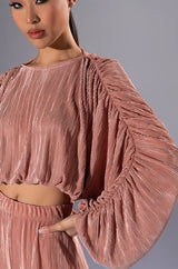MADE YOU BLUSH CINCHED TOP