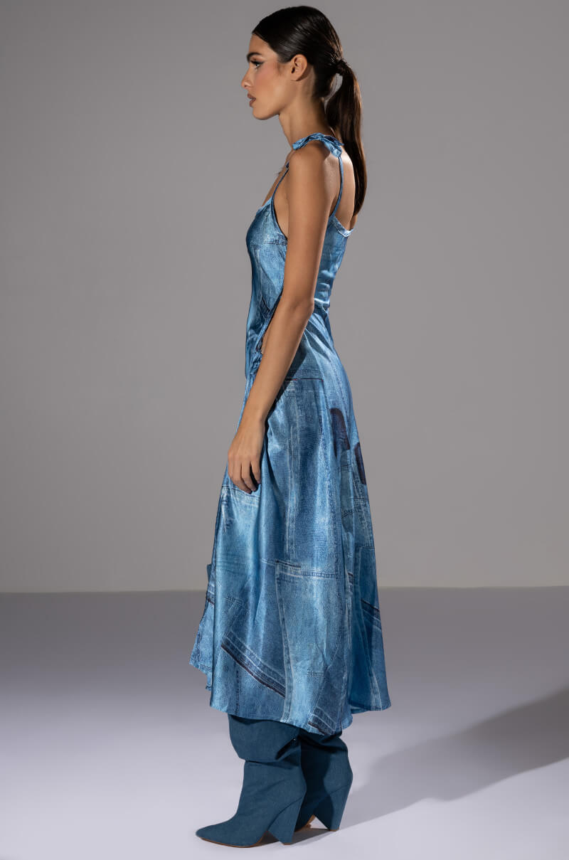 MADE YOU LOOK PRINTED DRESS AND BLAZER