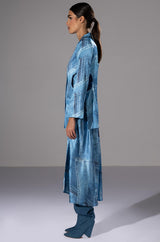 MADE YOU LOOK PRINTED DRESS AND BLAZER