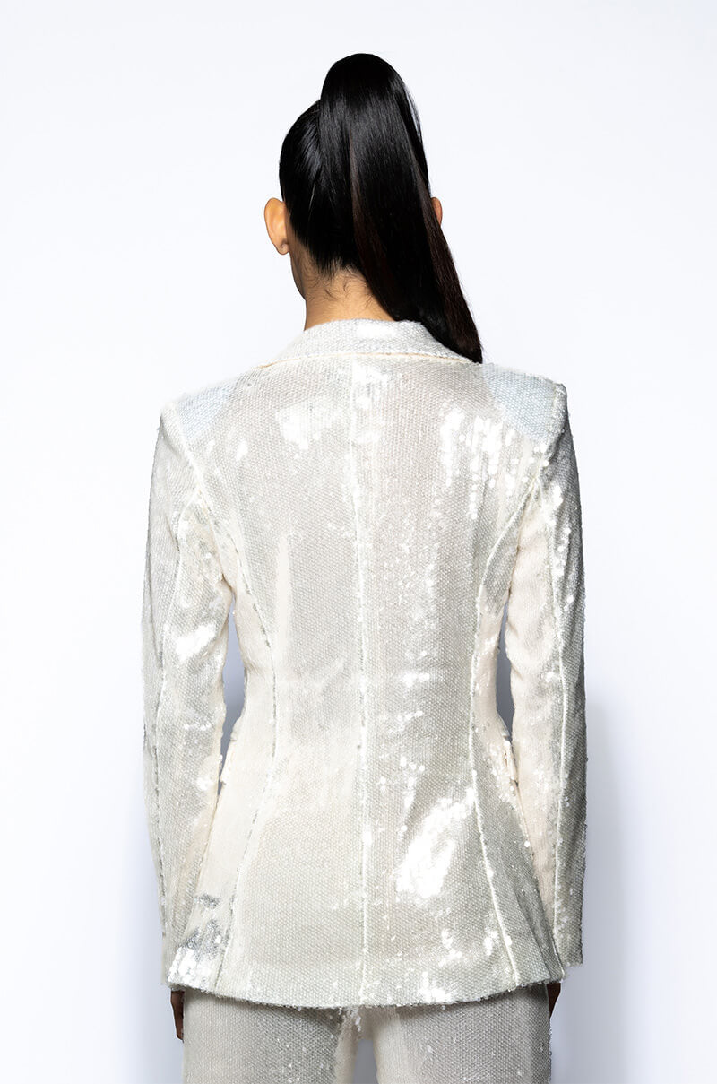 MAIN CHARACTER SEQUIN BLAZER AND SUIT PANT