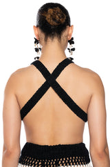 MARINA COLOR BLOCK CROCHET BRALETTE
