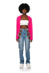 MARLOW MESH ZIP UP