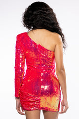 MAXIMUM SEQUIN MINI DRESS