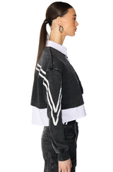 MAXINE LAYERED SWEATSHIRT