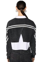 MAXINE LAYERED SWEATSHIRT