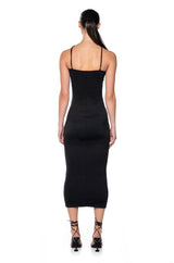 MAYBE NEXT TIME FLOWER DETAIL MAXI DRESS